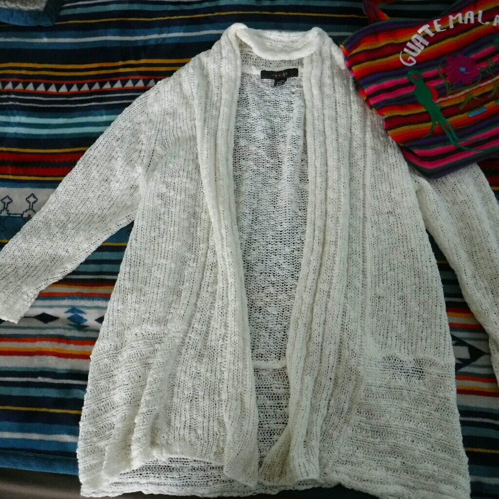 White Cardigan